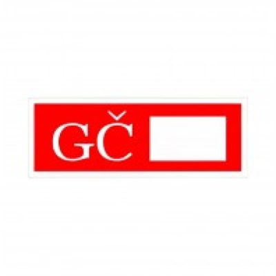 Gaisrinio čiaupo numeris (35 x 100 mm.)