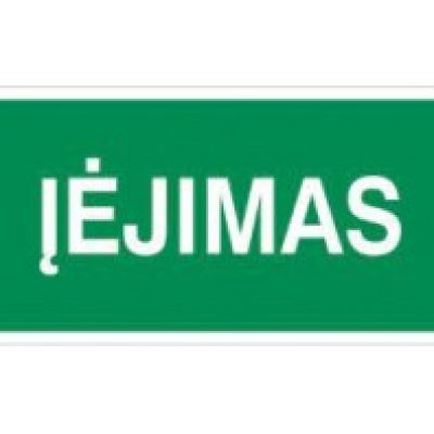 Įėjimas (150 x 256 mm.)