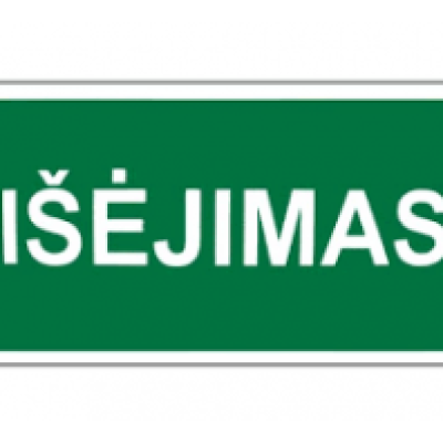 Išėjimas (150 x 256 mm.)