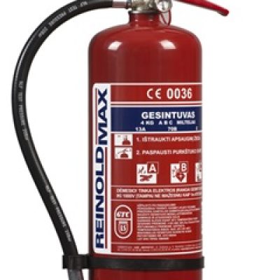 Miltelinis gesintuvas 4kg. ReinoldMax