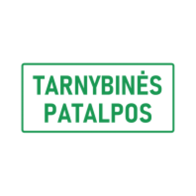 Tarnybinės patalpos (110 x 275 mm.)